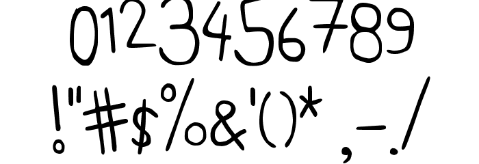 tweed. Font OTHER CHARS