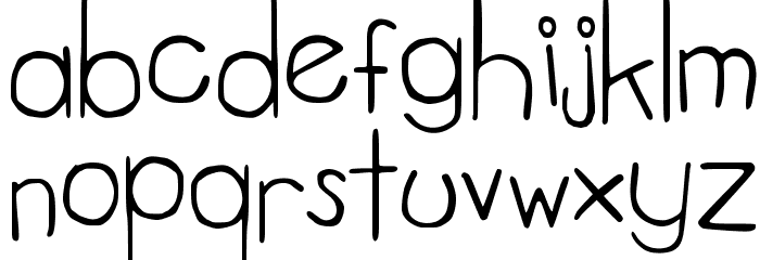 tweed. Font LOWERCASE