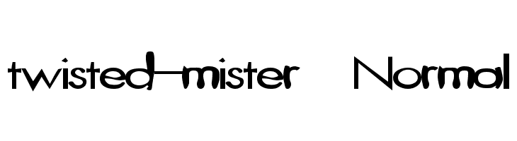 twisted_mister Normal  Free Fonts Download