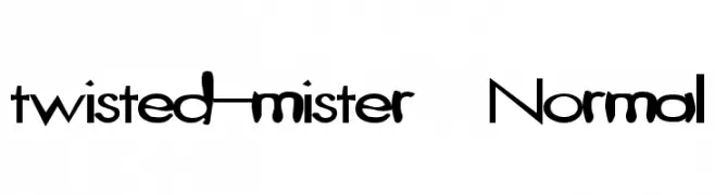 twisted_mister Normal  Free Fonts Download