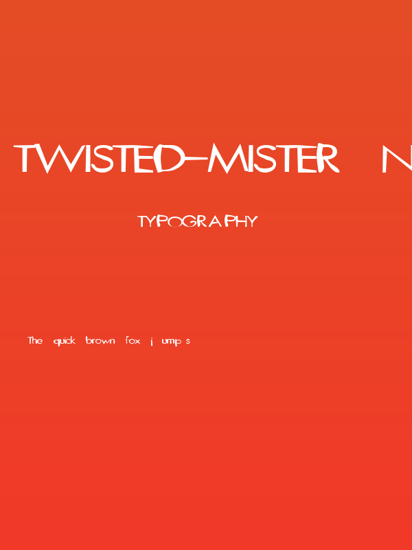 twisted_mister Normal Poster
