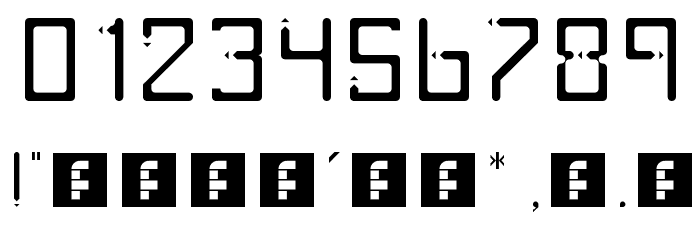 twodays Regular Font OTHER CHARS