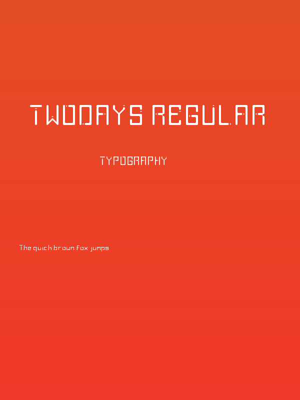 twodays Regular Poster