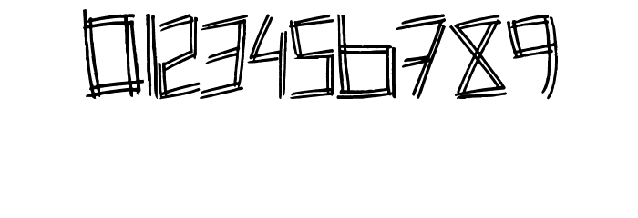 twostick Font OTHER CHARS