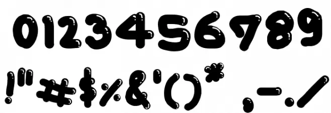 TX Jello Font OTHER CHARS