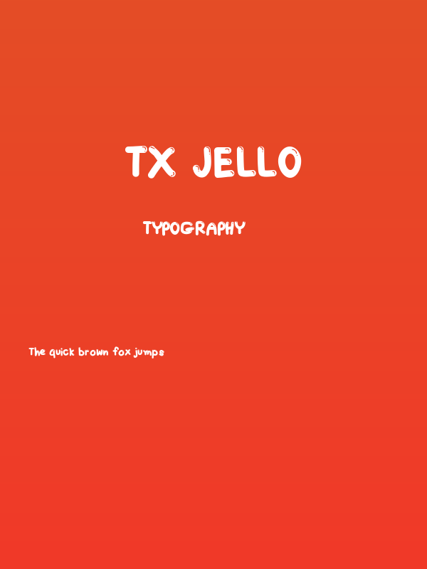 TX Jello Poster