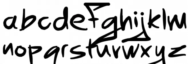 TX Timesquare फ़ॉन्ट लोअरकेस