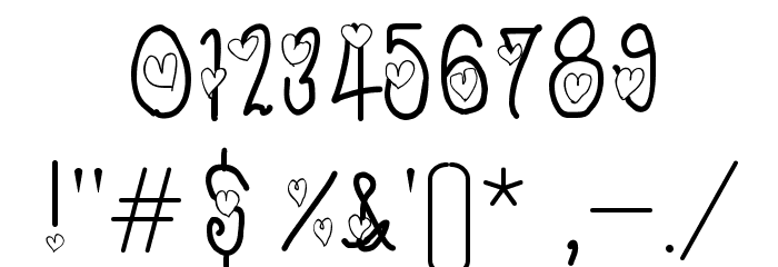TX_Love Font OTHER CHARS