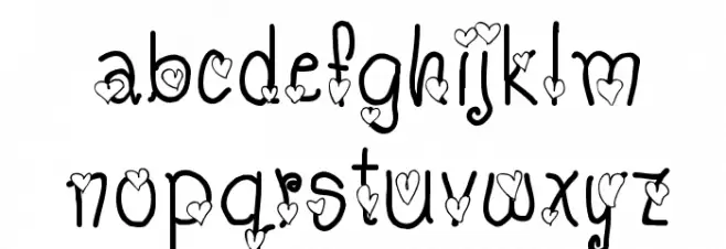 TX_Love Caratteri MINUSCOLO