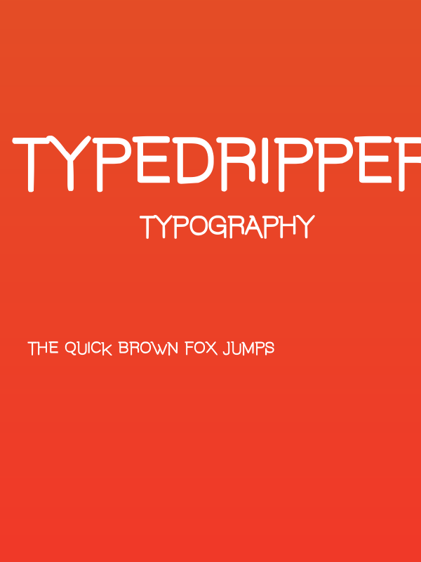 TYPEDRIPPER Poster