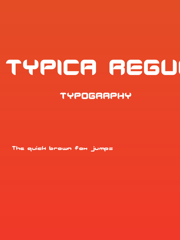 TYPICA Regular Poster