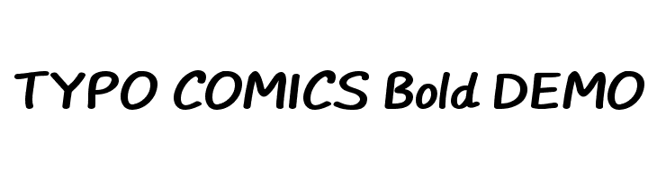 TYPO COMICS Bold DEMO Font