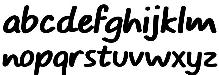 TYPO COMICS Bold DEMO Font LOWERCASE