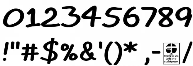 TYPO COMICS DEMO Font OTHER CHARS