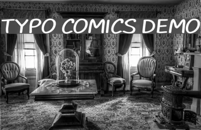 TYPO COMICS DEMO Font examples