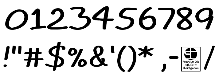 TYPO COMICS Light DEMO Font OTHER CHARS