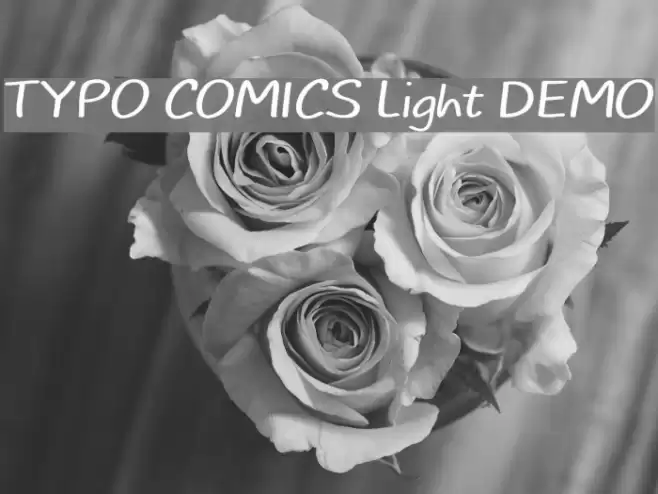 TYPO COMICS Light DEMO examples