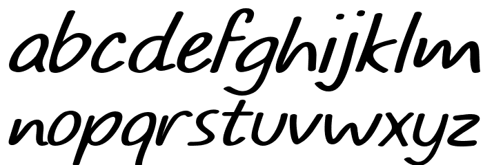 TYPO COMICS Light Italic DEMO Font LOWERCASE