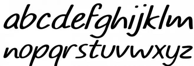 TYPO COMICS Light Italic DEMO 字体 小写