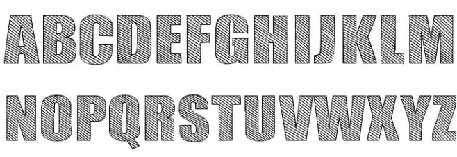 TYPO SKETCH DEMO Шрифта ВЕРХНИЙ