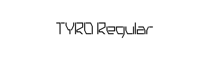 TYRO Regular フォント
