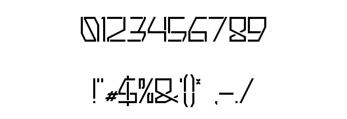 TYRO Regular Font OTHER CHARS