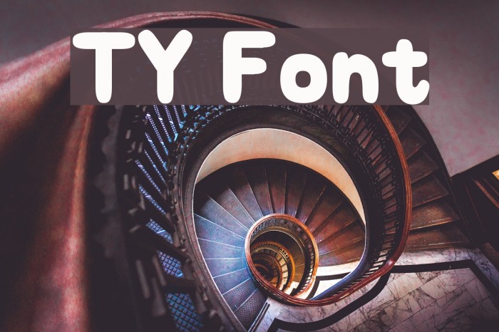TY Font examples