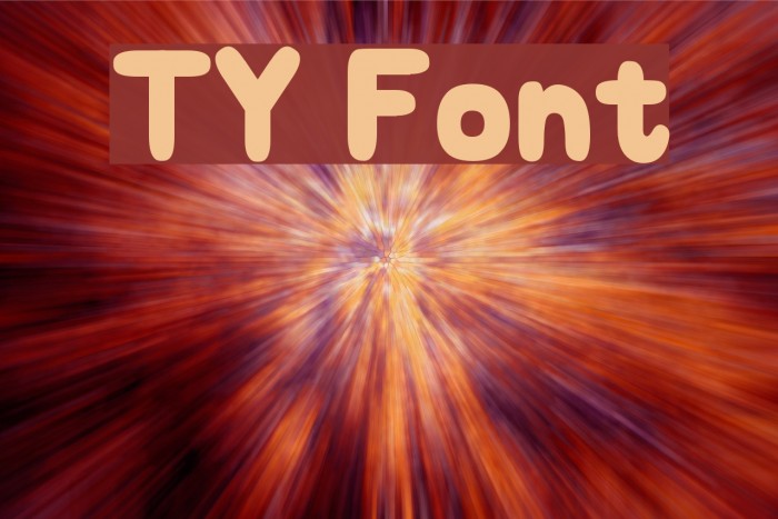 TY Font examples