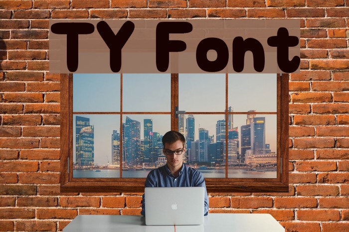 TY Font examples
