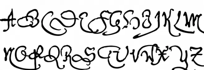 TychosRecipe Schriftart Groß