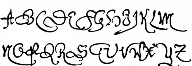 Tycho'sRecipe Schriftart Groß
