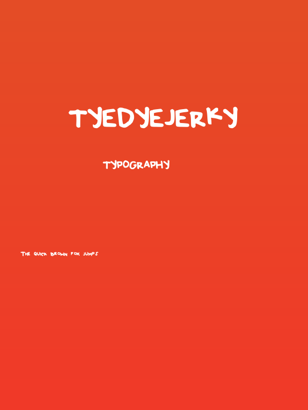 TyeDyeJerky Poster