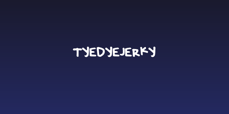 TyeDyeJerky Social Header