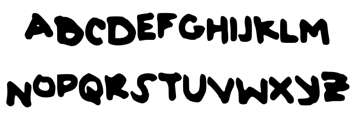 TyeDyeJerky Font LOWERCASE