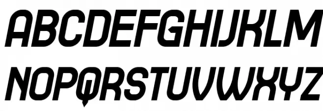 Tyler Durden Italic Schriftart Groß