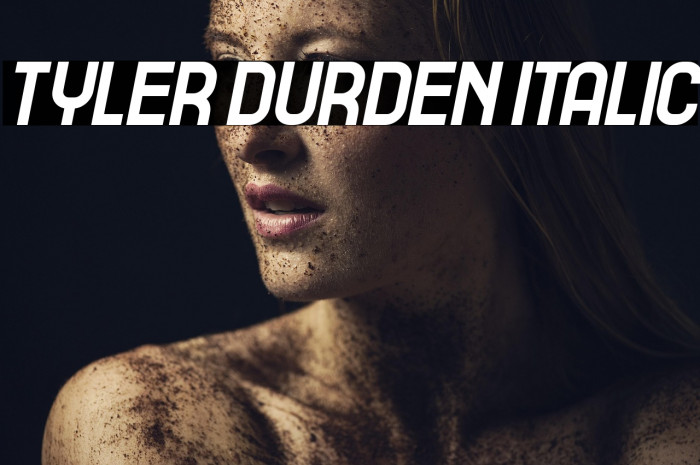 Tyler Durden Italic Example 1