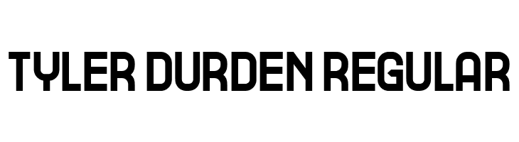 Tyler Durden Regular  免费字体下载
