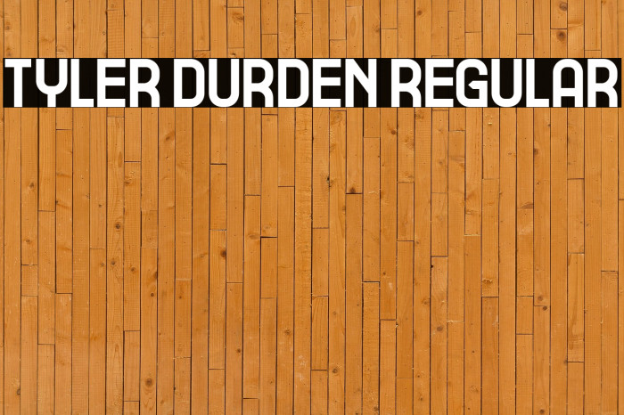 Tyler Durden Regular Example 1