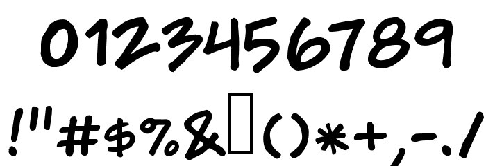 Tylerwolf Font OTHER CHARS