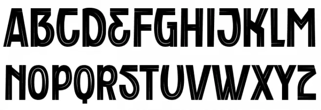 Tyniside Personal Used Font Litere mici