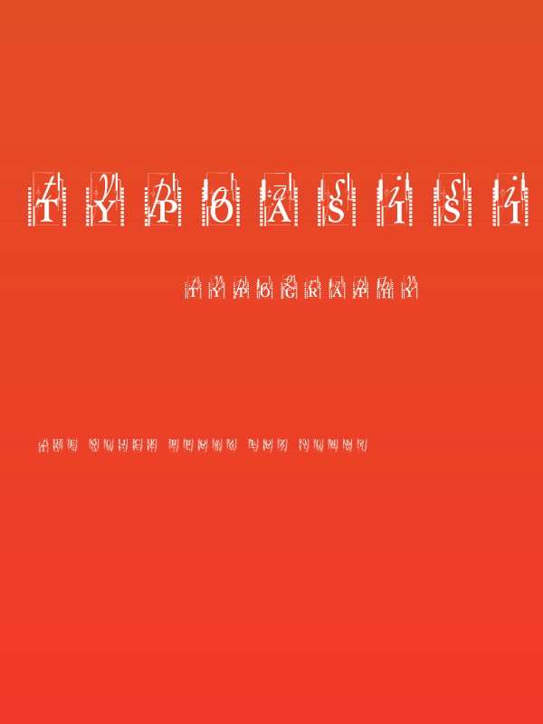 TypOasisInitials Poster