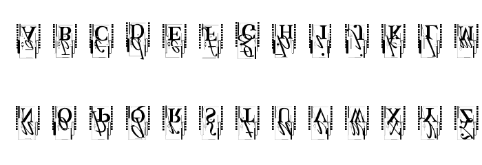 TypOasisInitials Font LOWERCASE