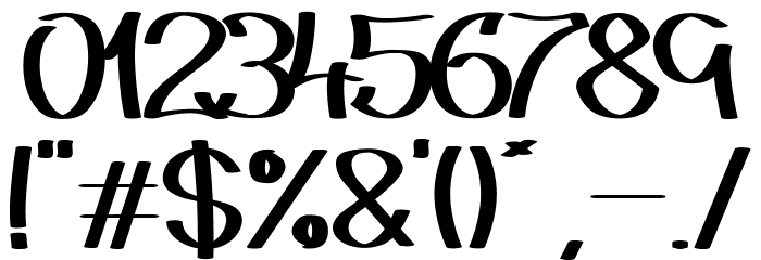 Type 2 Font OTHER CHARS