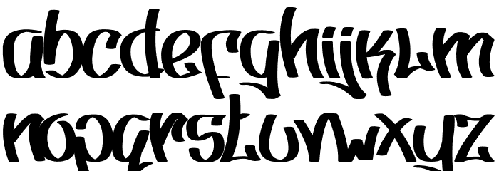 Type 2 Font LOWERCASE