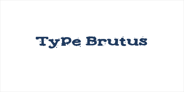Type Brutus Logo