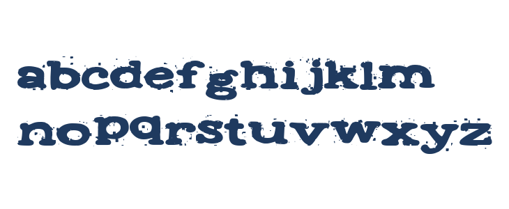 Type Brutus Lowercase