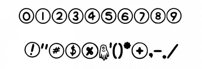 Type-Face Font OTHER CHARS