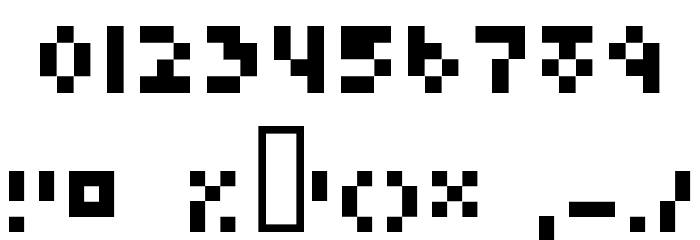 Type Four Font OTHER CHARS