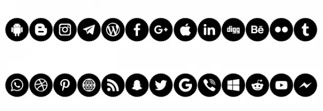 Type Icons Color 2019 Schriftart Kleinbuchstaben