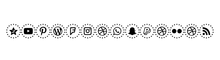 Type Icons Color फ़ॉन्ट